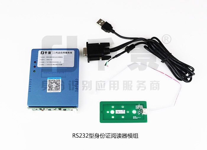 身份證閱讀器模組“三件套”構成圖